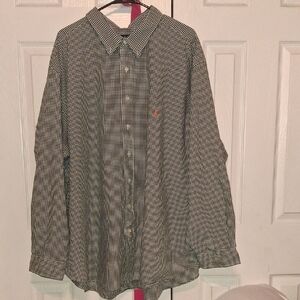 Classic Black and White Checkered Men's Shirt